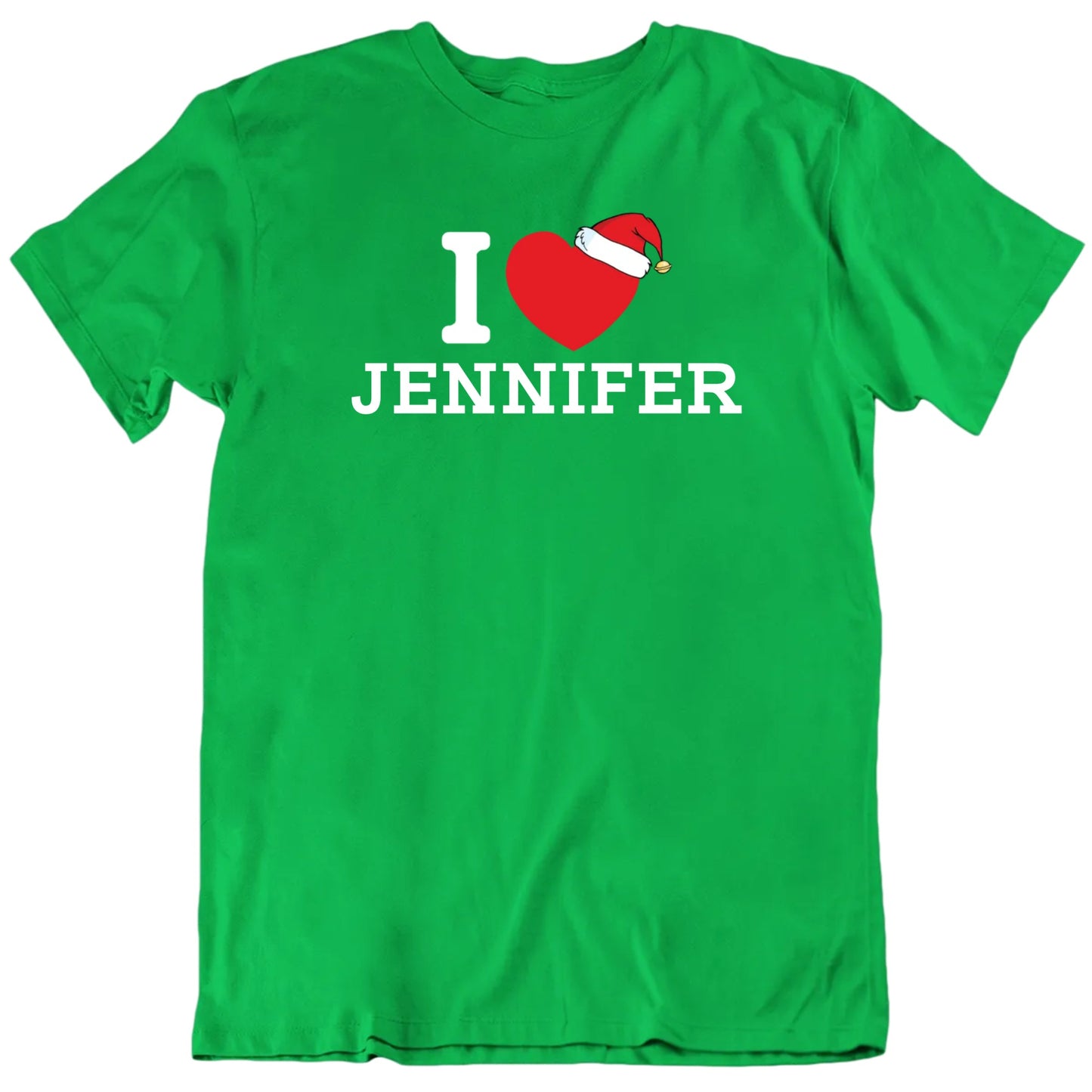 I Love Heart Custom Name Christmas Unisex T shirt