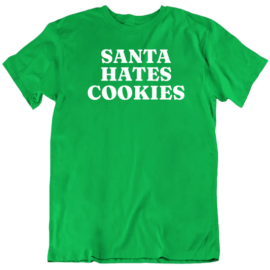 Customizable Santa Hates Custom Things Personalized Premium Quality Unisex T Shirt