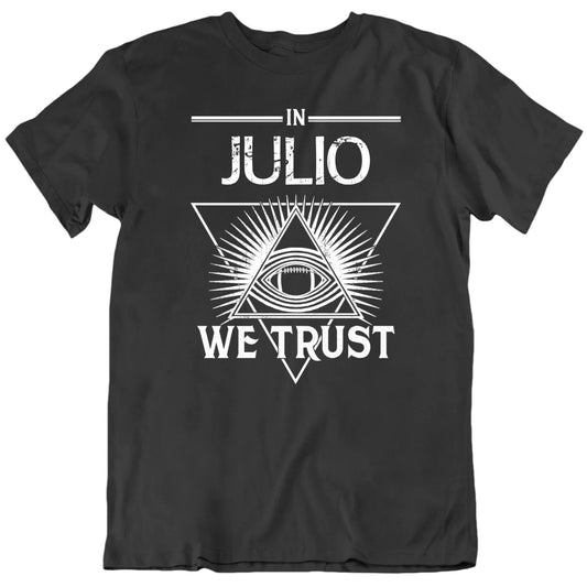 Customizable In Player's Name We Trust Custom Football Player Premium Quality Personalized Unisex Gift T shirt