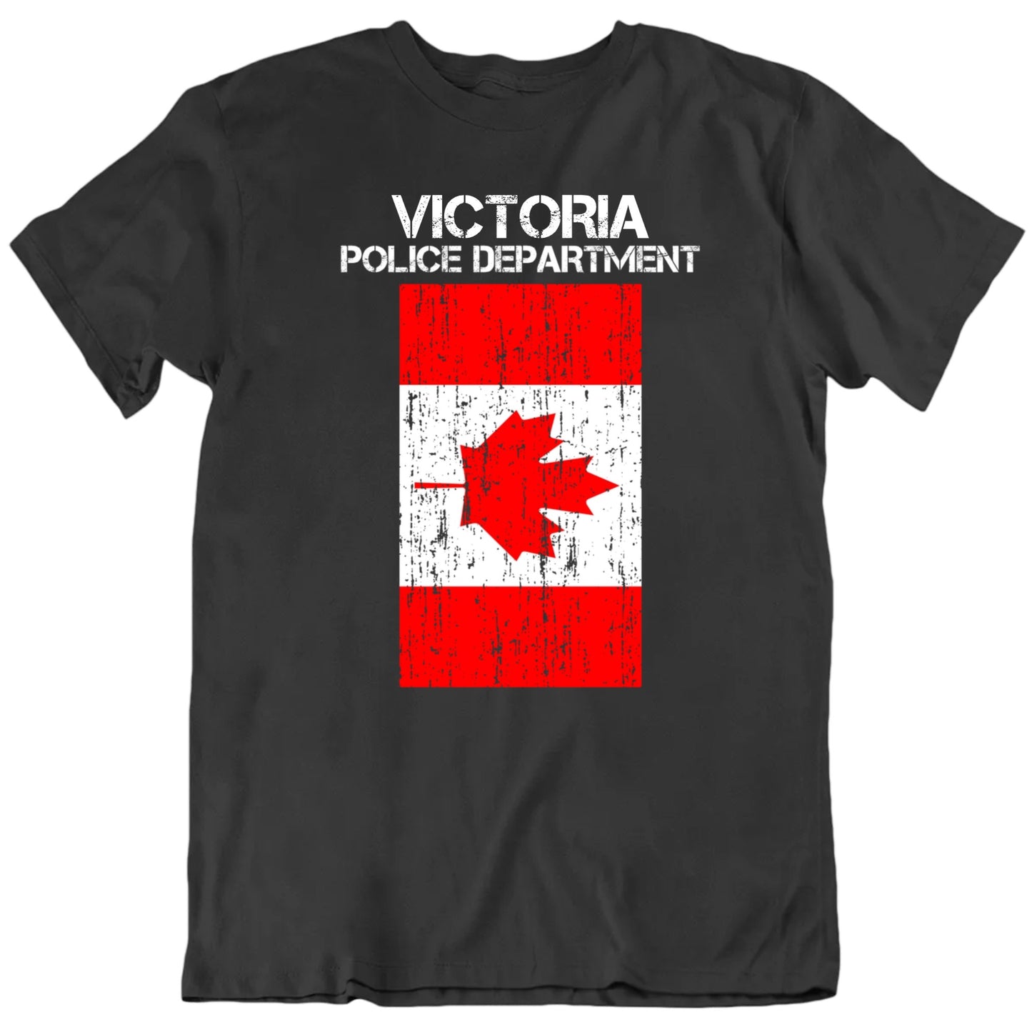 Customizable Patriotic Flag Canadian Police Department Custom City Premium Quality Personalized Unisex Gift T Shirt