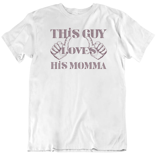 Customizable This Guy Loves Custom Name Valentine's Day Personalized Premium Quality Unisex Gift T Shirt