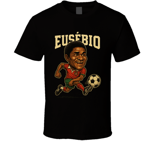 Eusebio Vintage Retro Caricature T Shirt