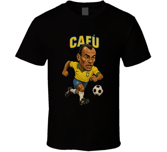 Cafu Vintage Retro Caricature T Shirt
