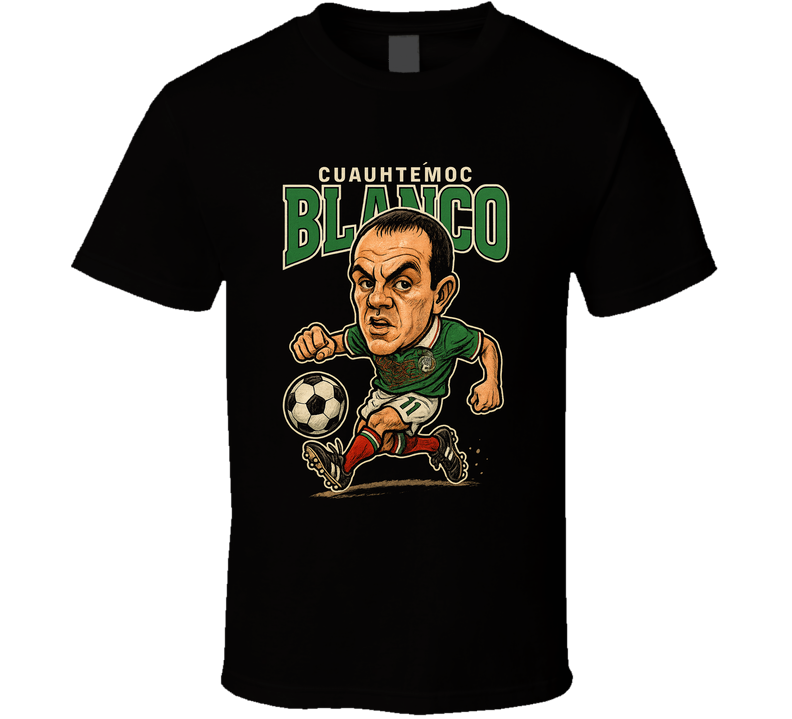 Cuauhtemoc Blanco Vintage Retro Caricature T Shirt