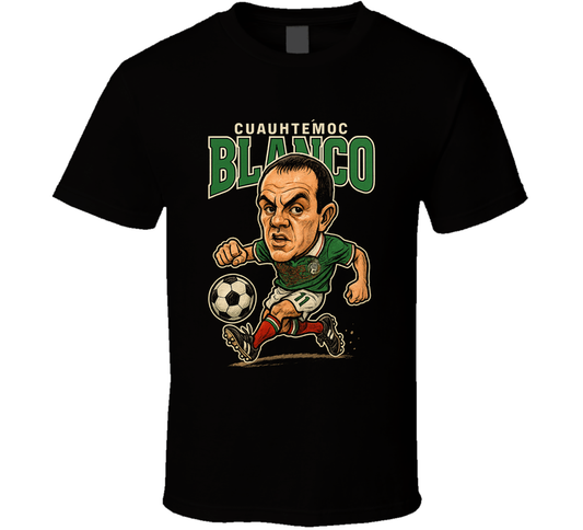 Cuauhtemoc Blanco Vintage Retro Caricature T Shirt