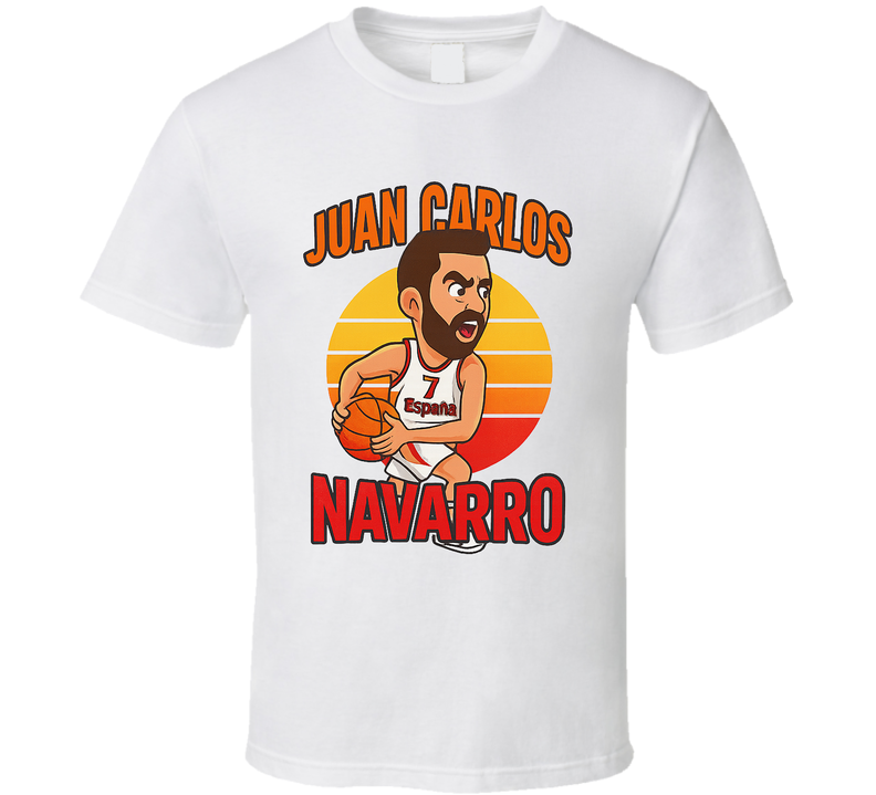 Juan Carlos Navarro Caricature Fan T Shirt