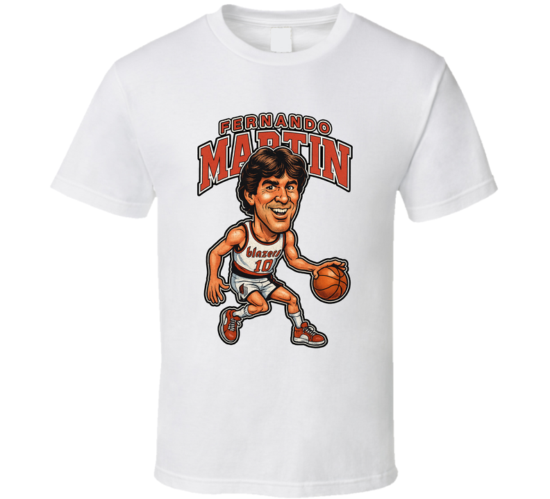 Fernando Martin Caricature Fan T Shirt