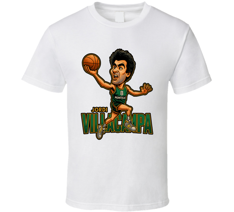 Jordi Villacampa Caricature Fan T Shirt