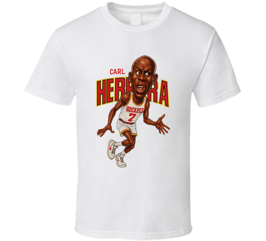 Carl Herrera Caricature Fan T Shirt