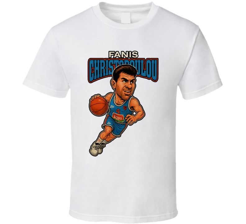 Fanis Christodoulou Caricature Fan T Shirt