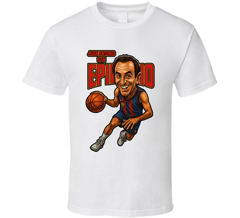 Juan Antonio San Epifanio Caricature Fan T Shirt