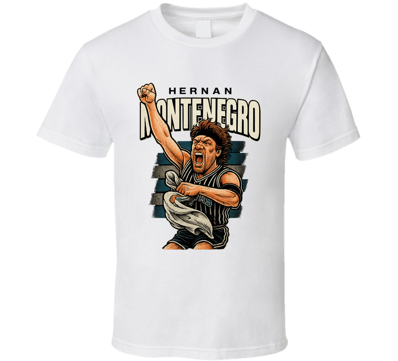 Hernan Montenegro Caricature Fan T Shirt