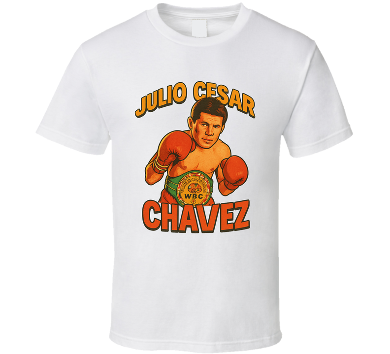 Julio Cesar Chavez Caricature Fan T Shirt