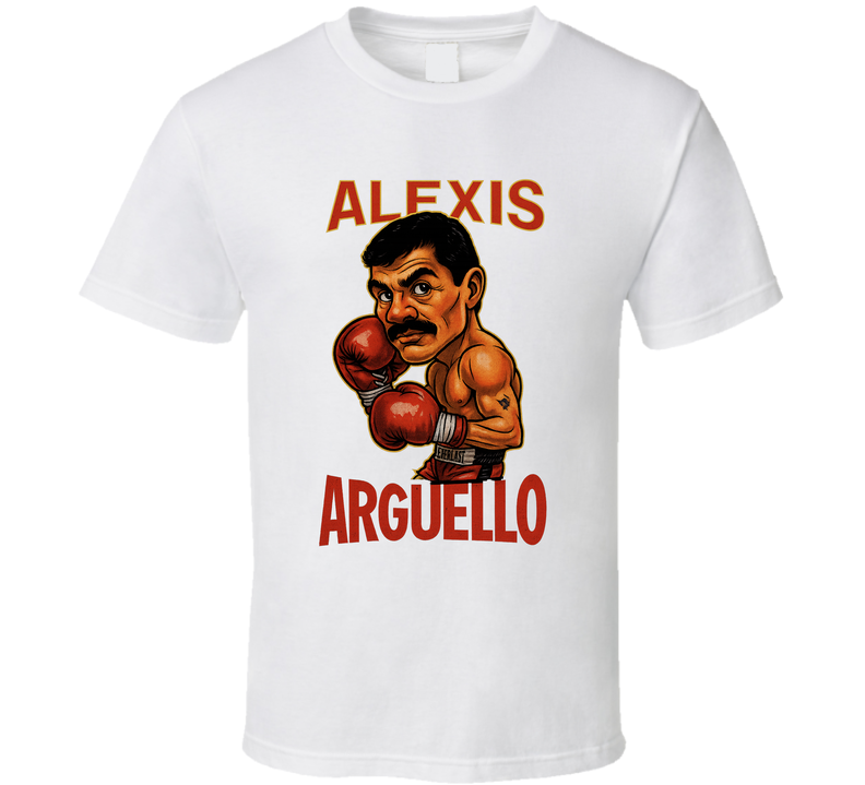 Alexis Arguello Caricature Fan T Shirt