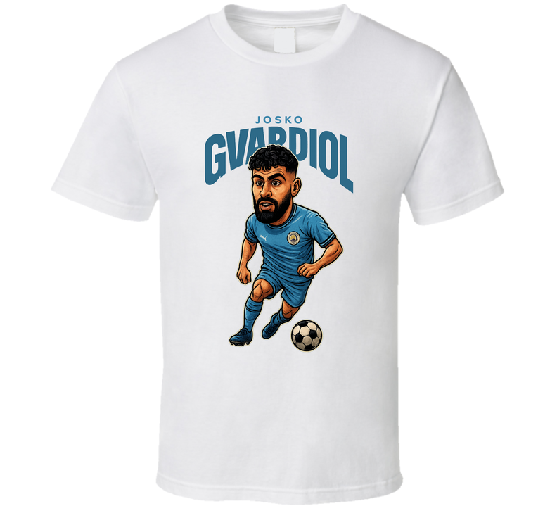 Josko Gvardiol Caricature Fan T Shirt