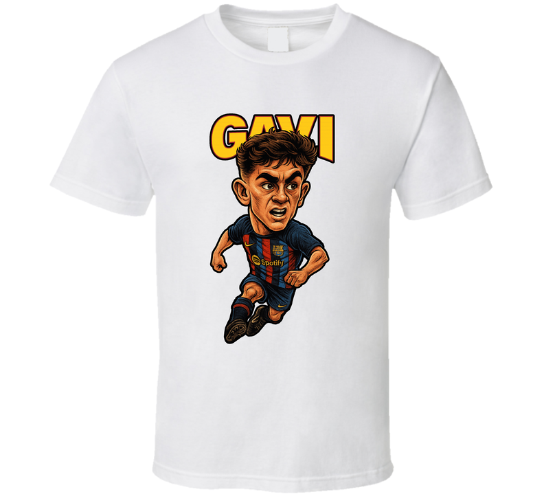 Gavi Caricature Fan T Shirt