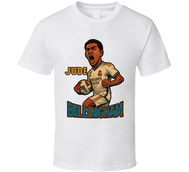 Jude Bellingham Caricature Fan T Shirt