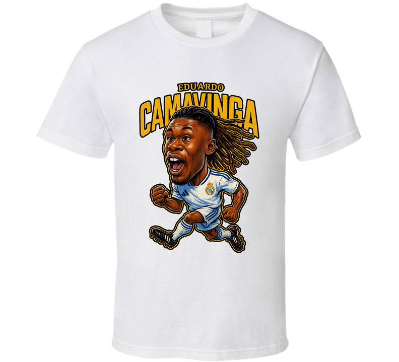 Eduardo Camavinga Caricature Fan T Shirt