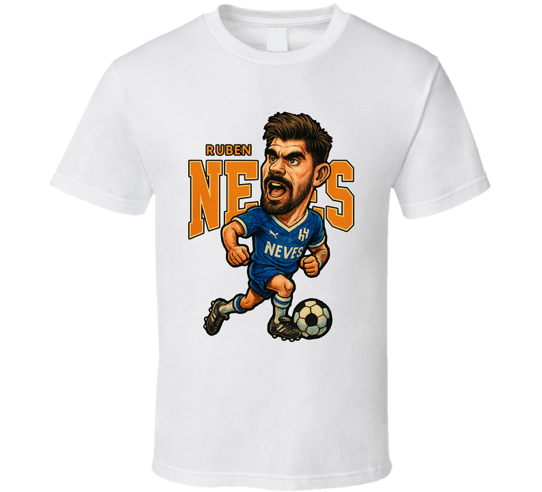 Ruben Neves Caricature Fan T Shirt