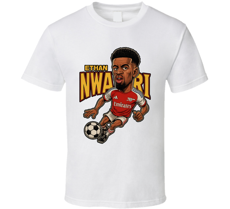 Ethan Nwaneri Caricature Fan T Shirt