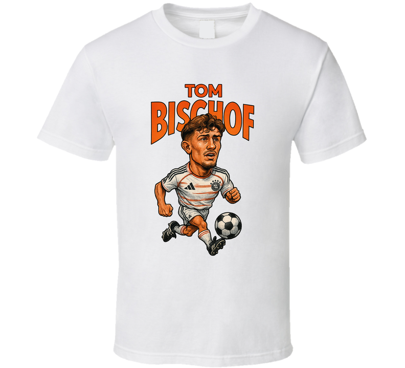 Tom Bischof Caricature Fan T Shirt