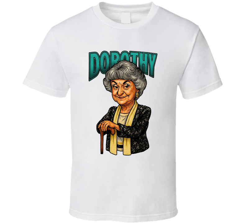Dorothy Zbornak The Golden Girls Tv Series Caricature Fan T Shirt