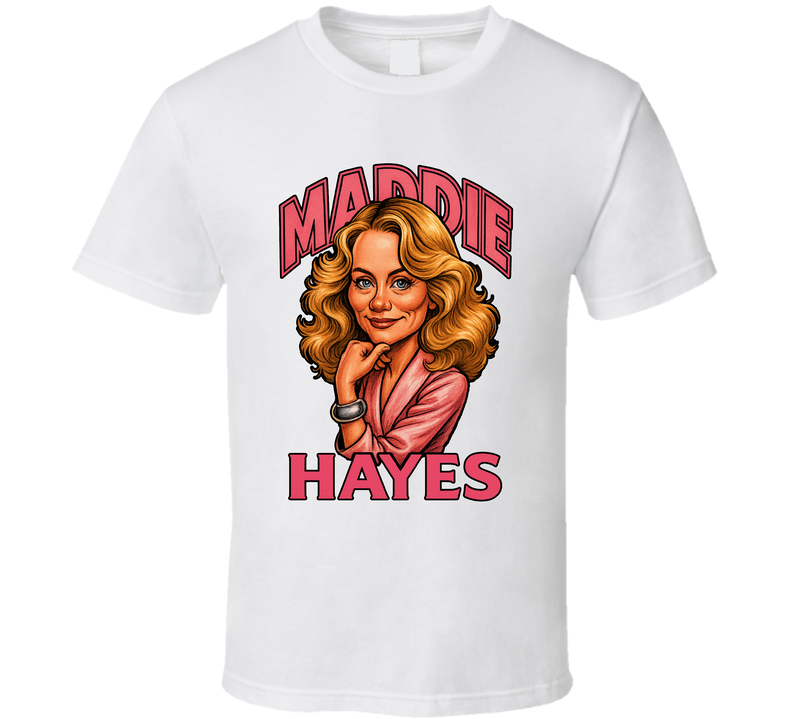 Maddie Hayes Moonlighting Tv Series Caricature Fan T Shirt