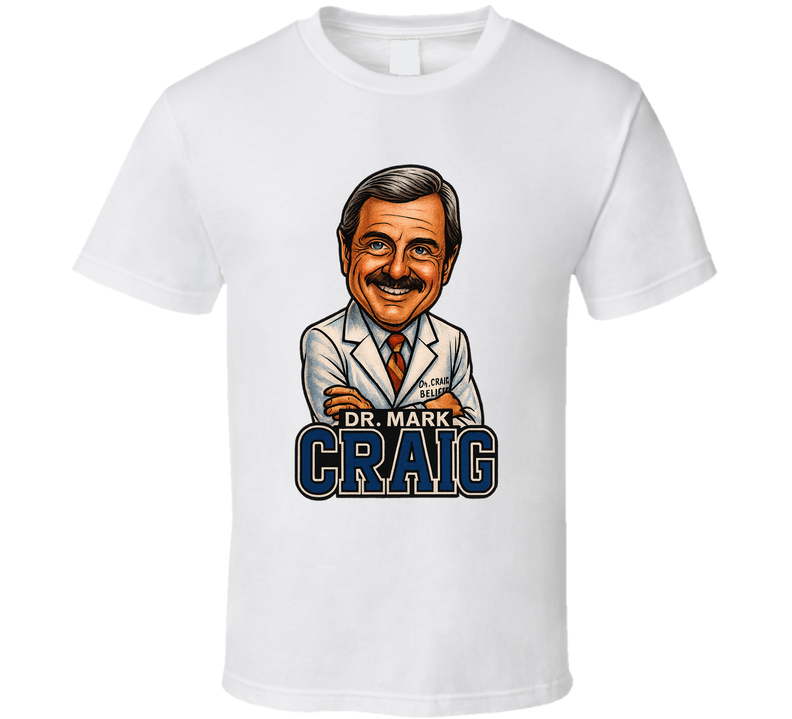 Dr. Mark Craig St. Elsewhere Tv Series Caricature Fan T Shirt