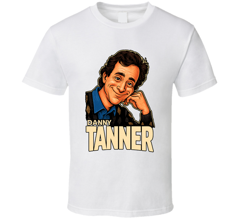 Danny Tanner Full House Tv Series Caricature Fan T Shirt