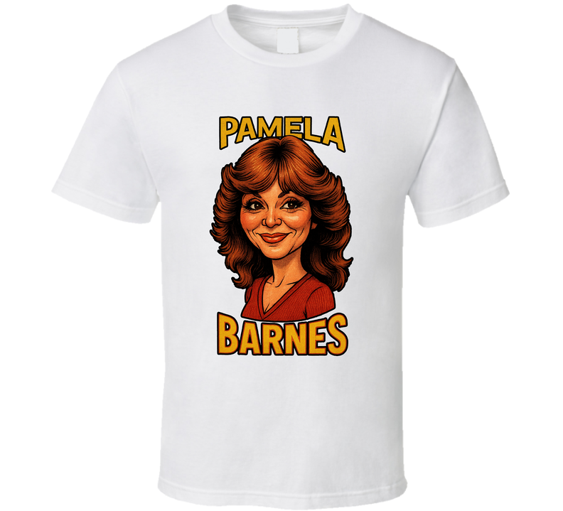 Pamela Barnes Dallas Tv Series Caricature Fan T Shirt