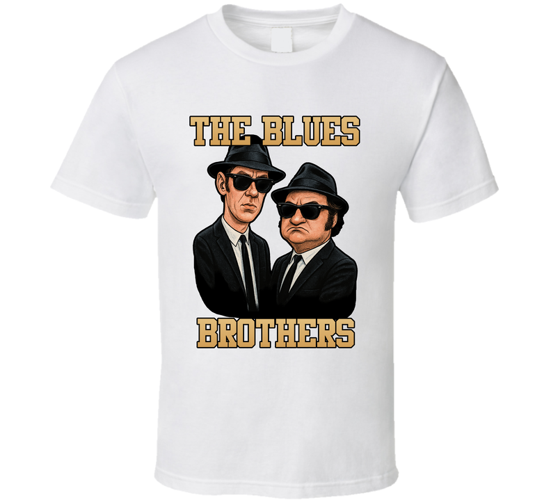 The Blues Brothers Fictional Band Caricature Fan T Shirt