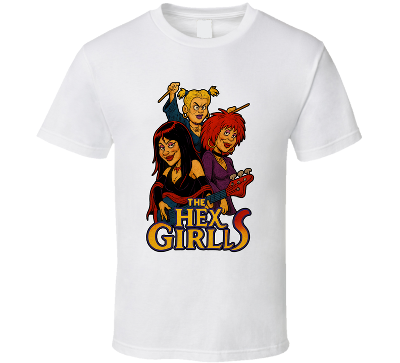 The Hex Girls Scooby Doo Fictional Band Caricature Fan T Shirt