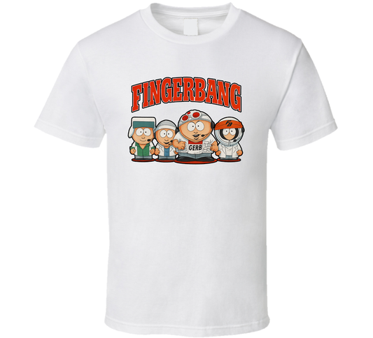 Fingerbang South Park Fictional Band Caricature Fan T Shirt