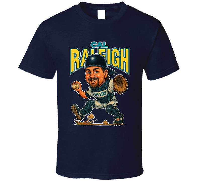 Cal Raleigh All Star Baseball Player Fan T Shirt