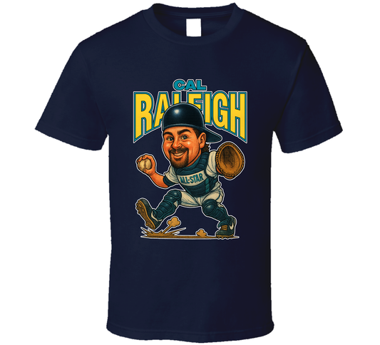 Cal Raleigh All Star Baseball Player Fan T Shirt