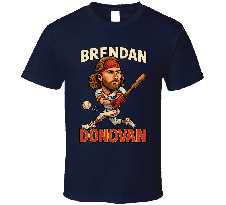 Brendan Donovan All Star Baseball Caricature Fan T Shirt