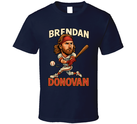 Brendan Donovan All Star Baseball Caricature Fan T Shirt