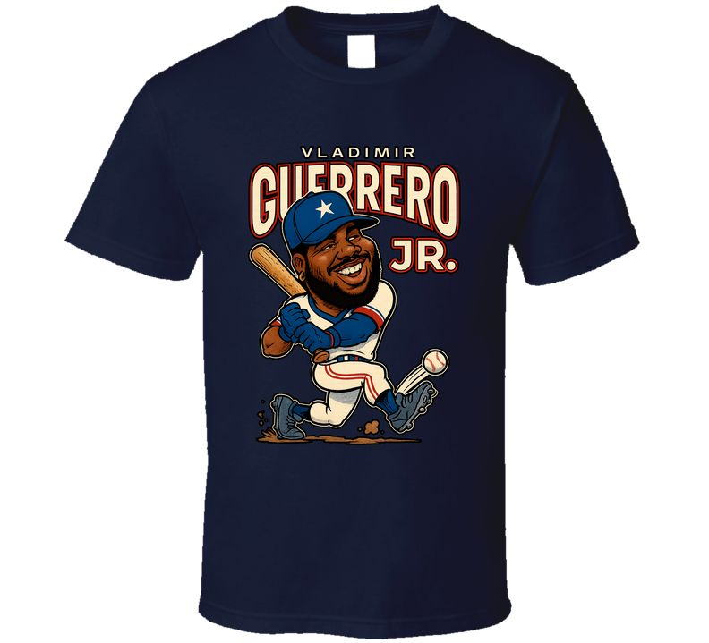 Vladimir Guerrero Jr. All Star Baseball Caricature Fan T Shirt