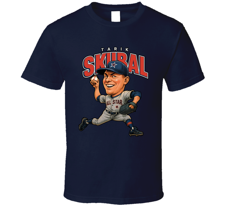 Tarik Skubal All Star Baseball Caricature Fan T Shirt