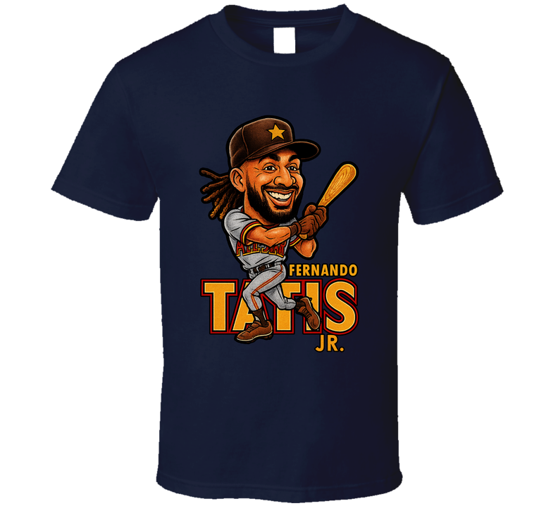 Fernando Tatis Jr. All Star Baseball Caricature Fan T Shirt