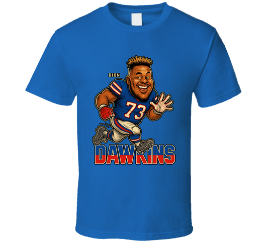 Dion Dawkins Football Caricature Fan T Shirt