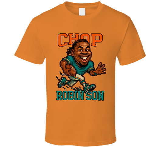 Chop Robinson Football Caricature Fan T Shirt