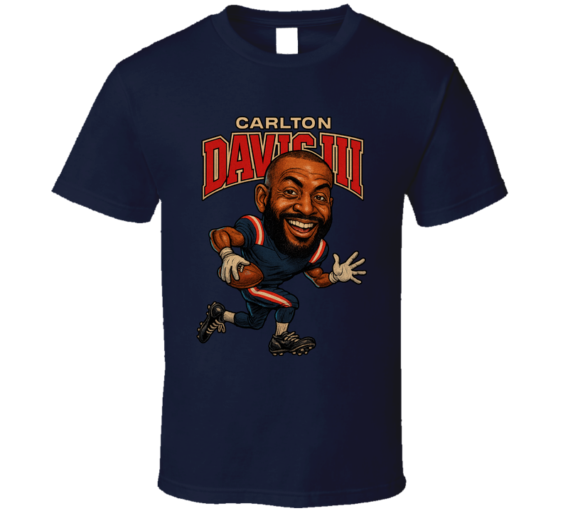 Carlton Davis Iii Football Caricature Fan T Shirt