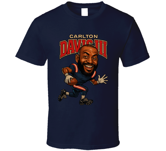 Carlton Davis Iii Football Caricature Fan T Shirt