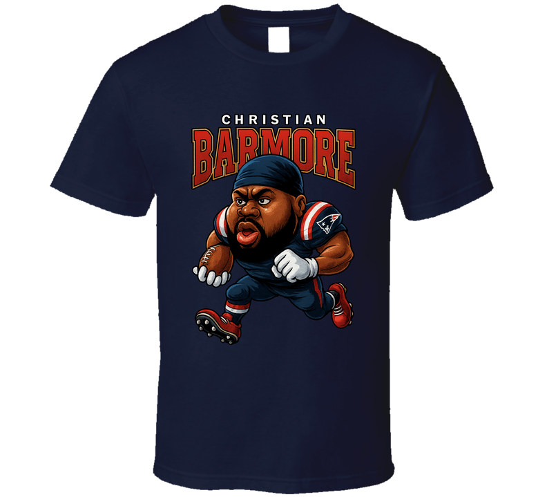 Christian Barmore Football Caricature Fan T Shirt