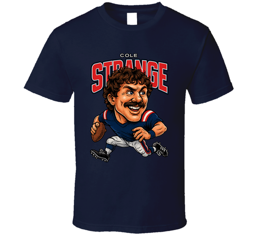 Cole Strange Football Caricature Fan T Shirt