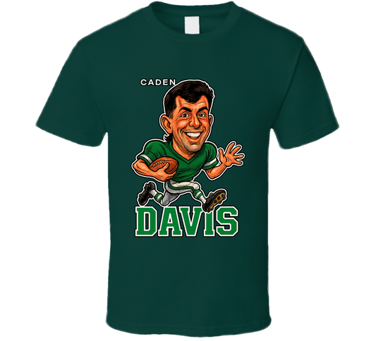 Caden Davis Football Caricature Fan T Shirt