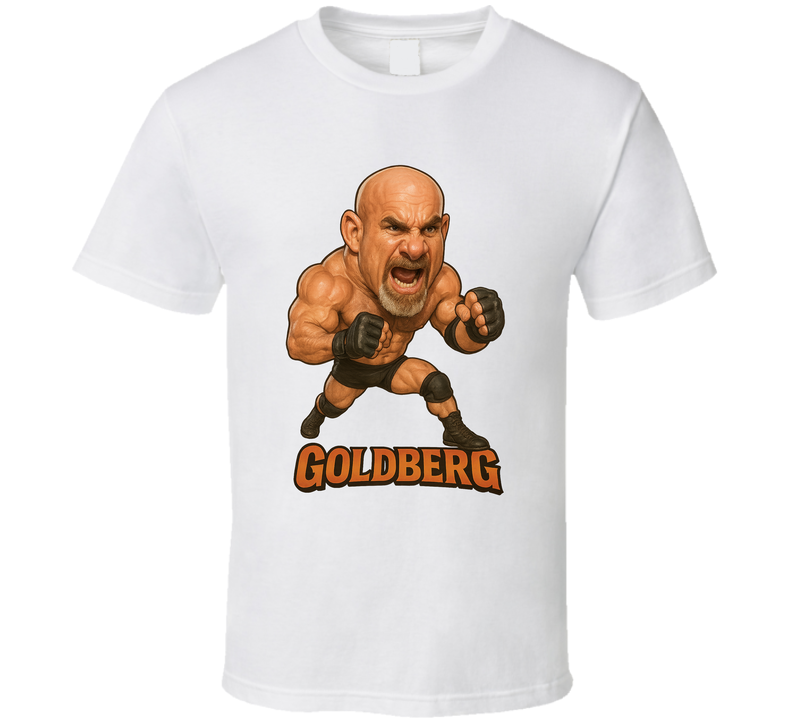 Goldberg Wrestling Fan Caricature T Shirt