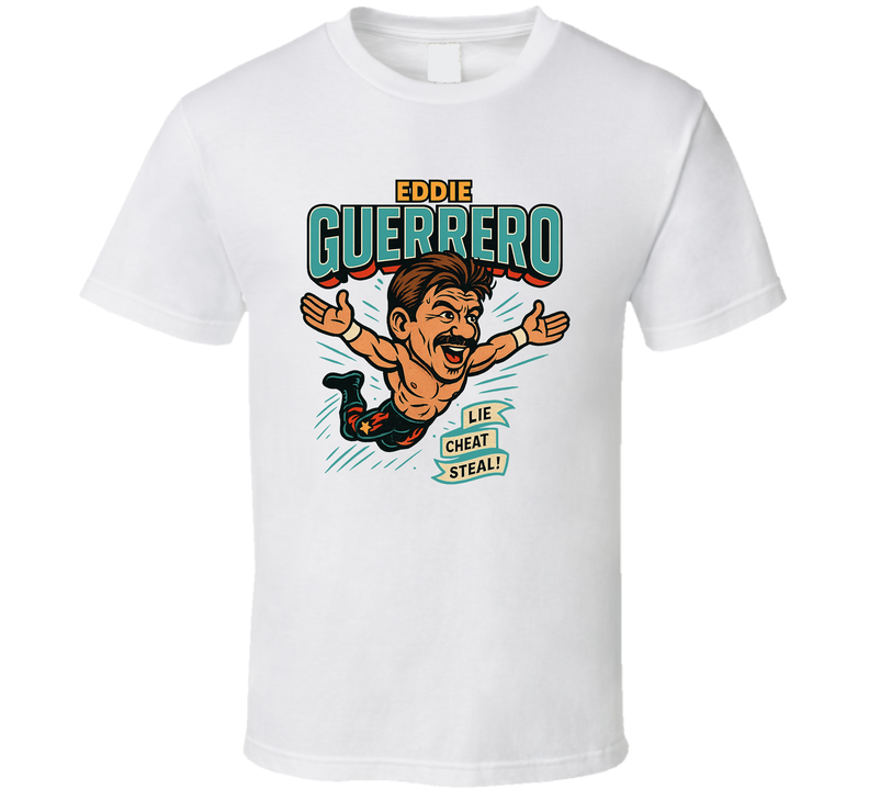 Eddie Guerrero Wrestling Fan Caricature T Shirt