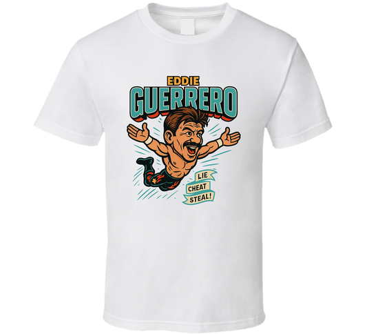 Eddie Guerrero Wrestling Fan Caricature T Shirt